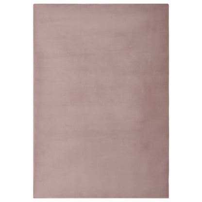 Berkfield Rug Faux Rabbit Pelt 180x270 cm Old Pink