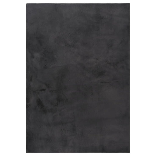 Berkfield Rug Faux Rabbit Pelt 200x300 cm Anthracite