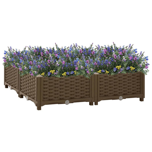 Berkfield Raised Bed 80x80x23 cm Polypropylene