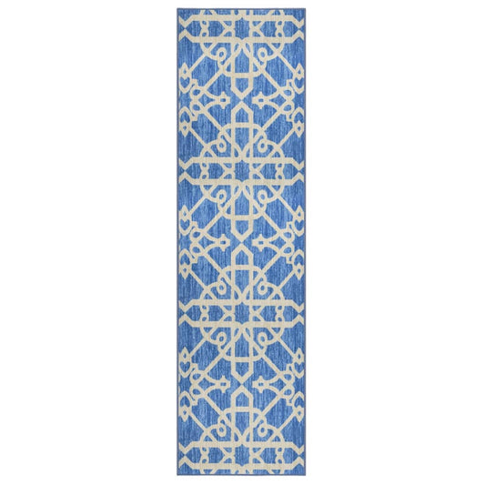 Berkfield Carpet Runner Blue 80x300 cm