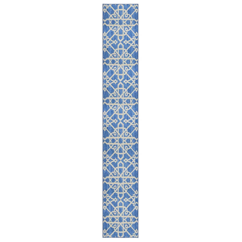 Berkfield Carpet Runner Blue 80x600 cm
