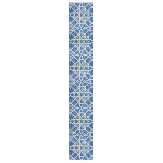 Berkfield Carpet Runner Blue 80x600 cm