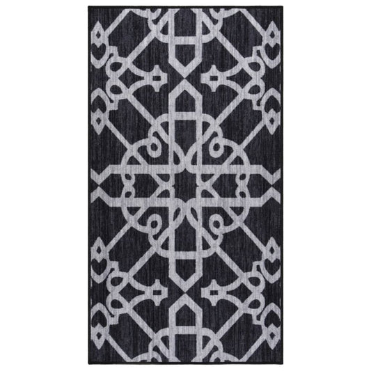 Berkfield Carpet Runner Black 80x150 cm