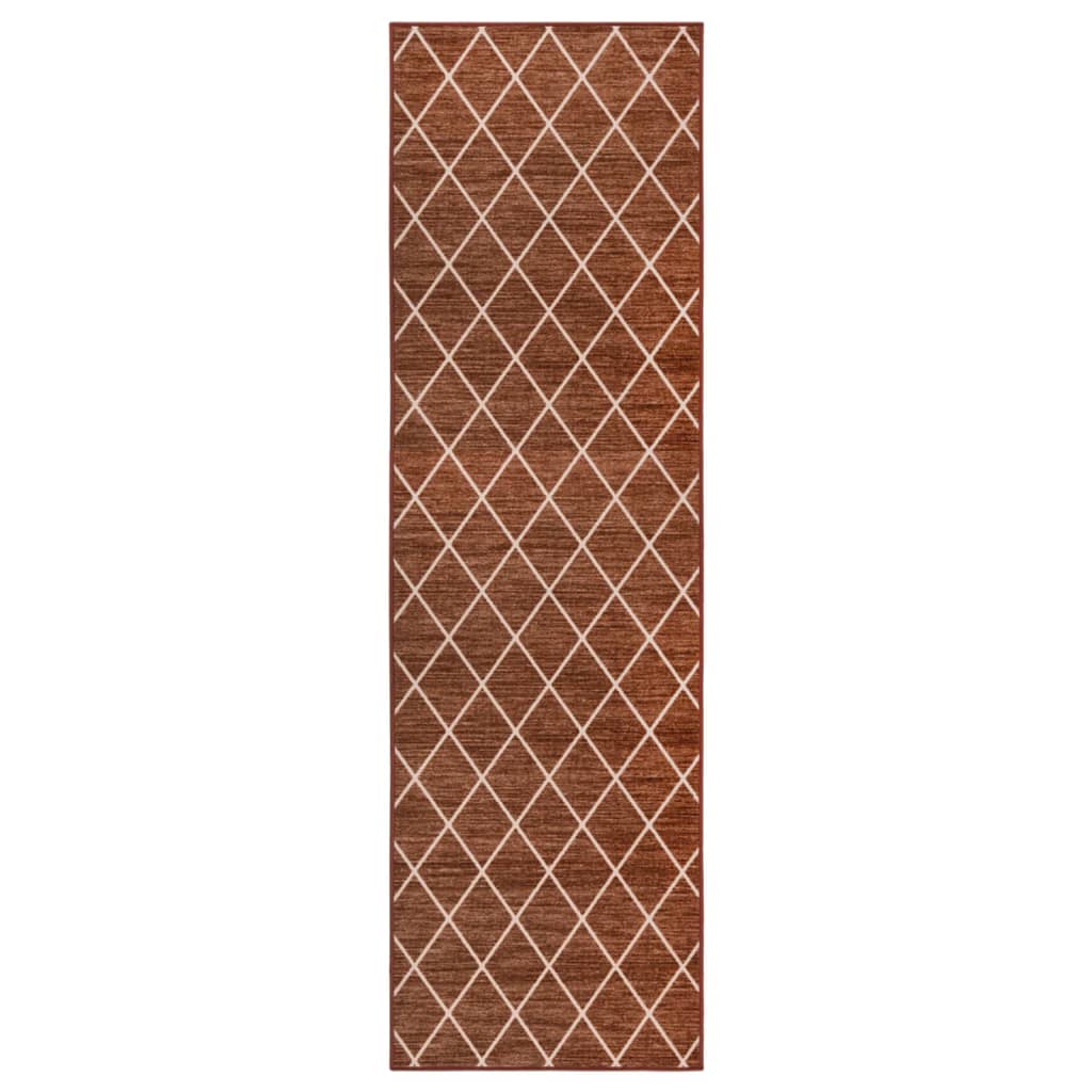 Berkfield Carpet Runner Dark Brown 80x350 cm