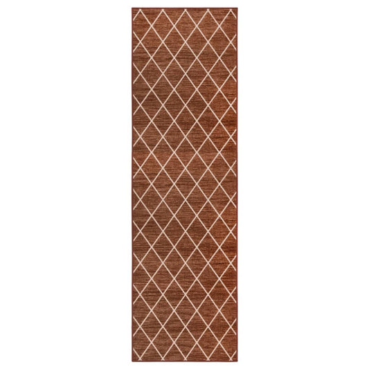 Berkfield Carpet Runner Dark Brown 80x350 cm