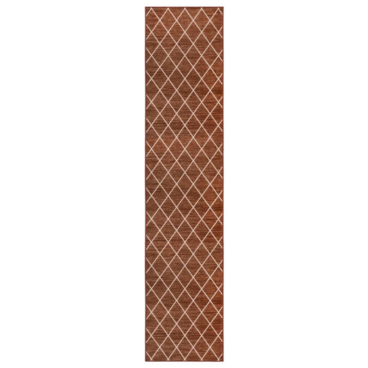 Berkfield Carpet Runner Dark Brown 80x500 cm
