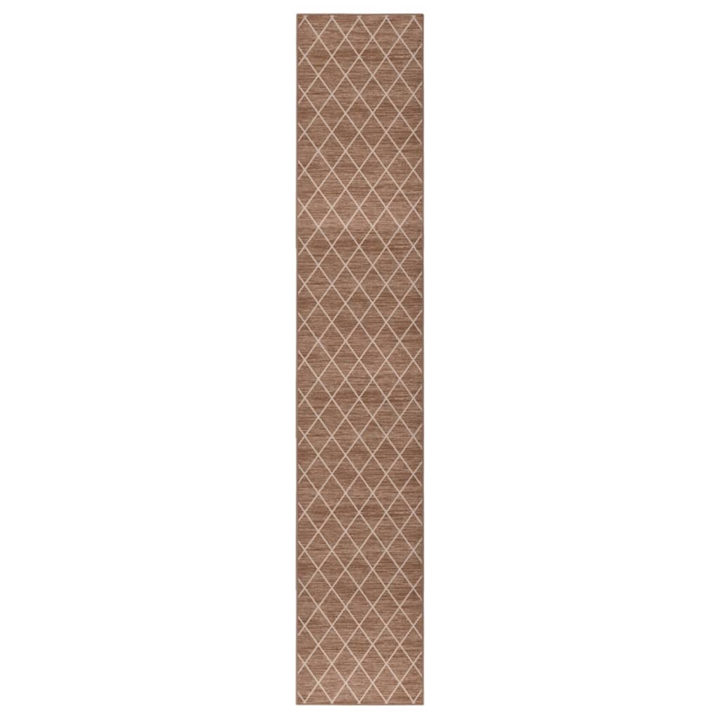 Berkfield Carpet Runner Light Brown 80x600 cm
