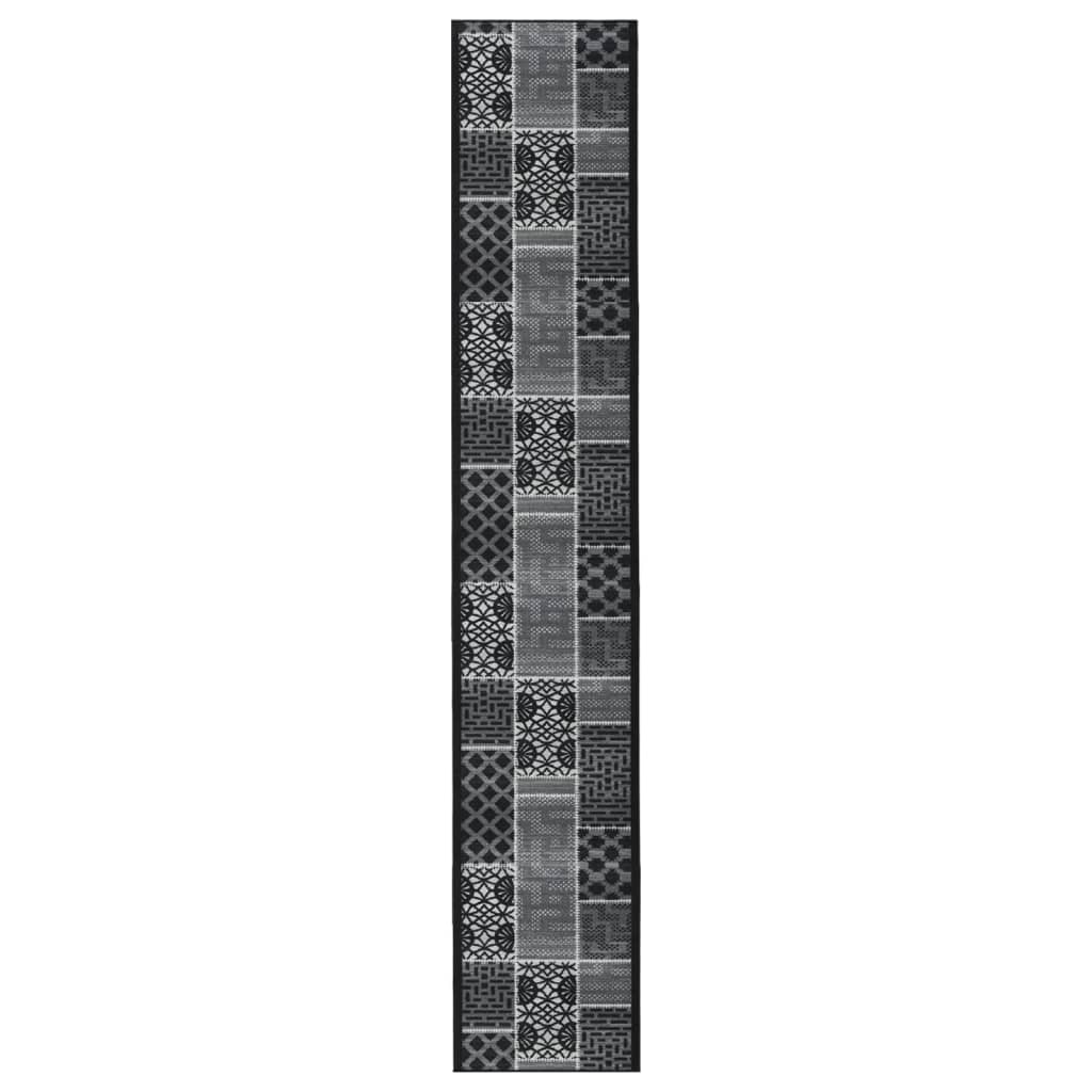 Berkfield Carpet Runner Black 80x600 cm