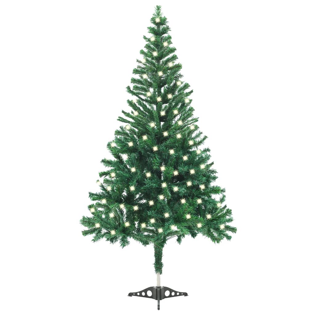 Berkfield Artificial Christmas Tree with LEDs&Stand 120 cm 230 Branches