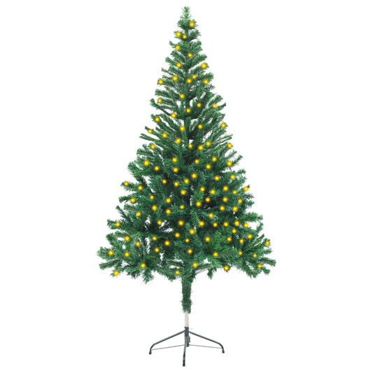 Berkfield Artificial Christmas Tree with LEDs&Stand 150 cm 380 Branches
