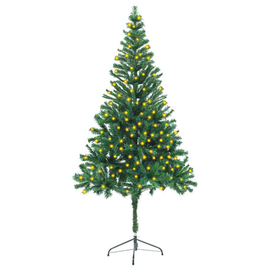 Berkfield Artificial Christmas Tree with LEDs&Stand 180 cm 564 Branches