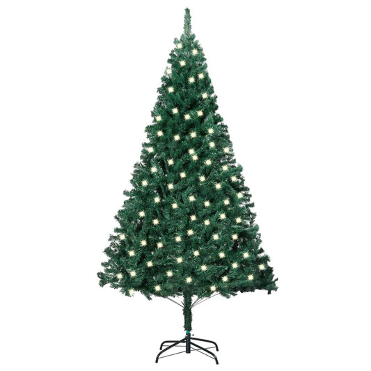 Berkfield Artificial Christmas Tree with LEDs&Thick Branches Green 120 cm