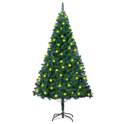 Berkfield Artificial Christmas Tree with LEDs&Thick Branches Green 180 cm