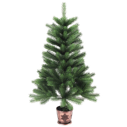 Berkfield Artificial Christmas Tree with LEDs 65 cm Green