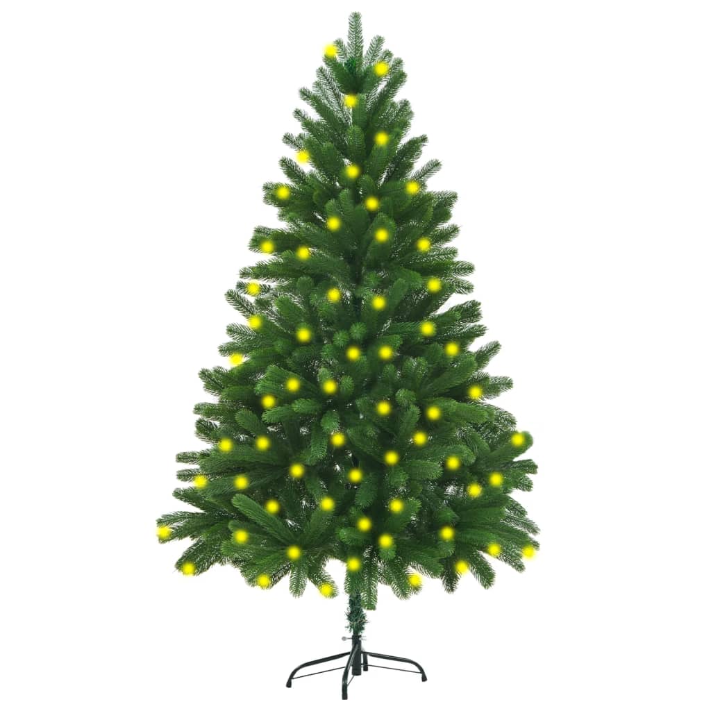 Berkfield Artificial Christmas Tree with LEDs 180 cm Green
