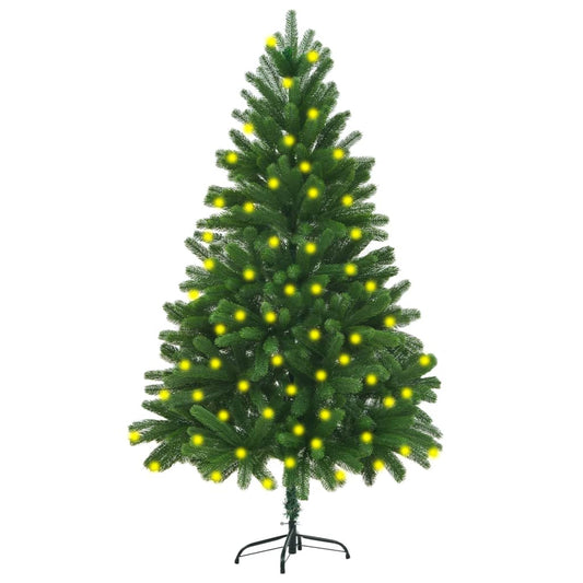 Berkfield Artificial Christmas Tree with LEDs 180 cm Green