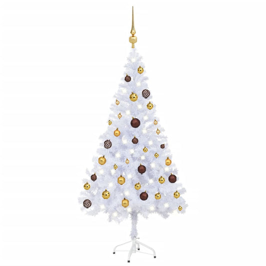 Berkfield Artificial Christmas Tree with LEDs&Ball Set 120cm 230 Branches