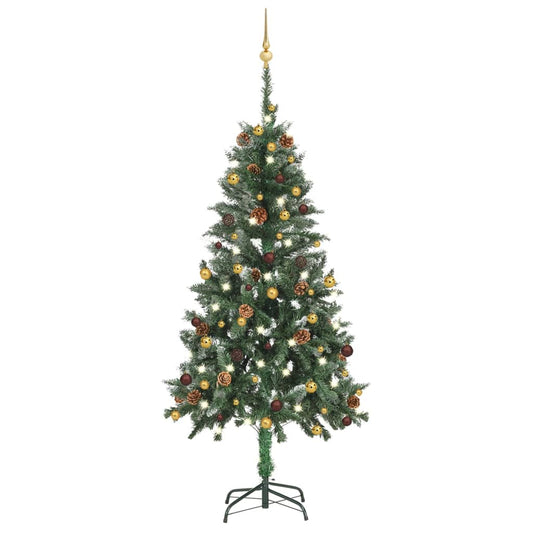 Berkfield Artificial Christmas Tree with LEDs&Ball Set 150 cm