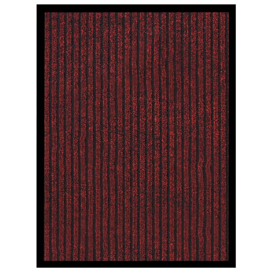 Berkfield Doormat  Striped Red 40x60 cm