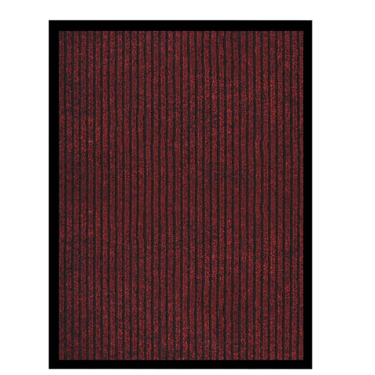 Berkfield Doormat Striped Red 60x80 cm