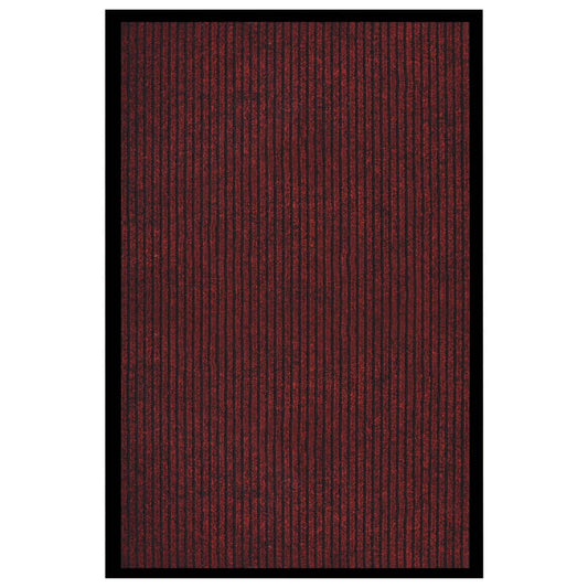 Berkfield Doormat Striped Red 80x120 cm