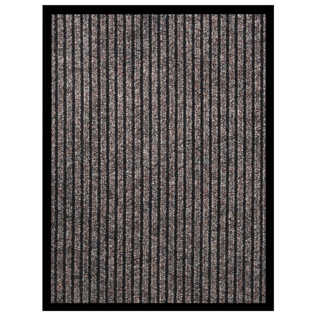 Berkfield Doormat  Striped Beige 40x60 cm