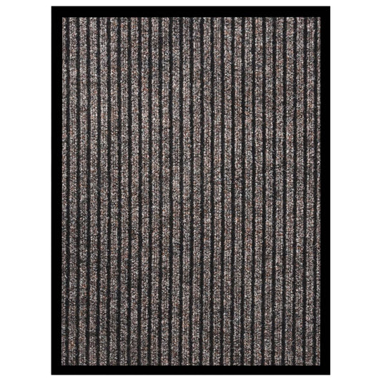 Berkfield Doormat  Striped Beige 40x60 cm