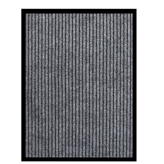 Berkfield Doormat Striped Grey 60x80 cm