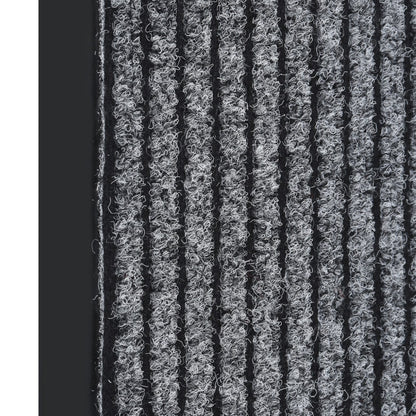 Berkfield Doormat Striped Grey 60x80 cm