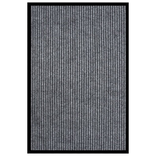 Berkfield Doormat Striped Grey 80x120 cm