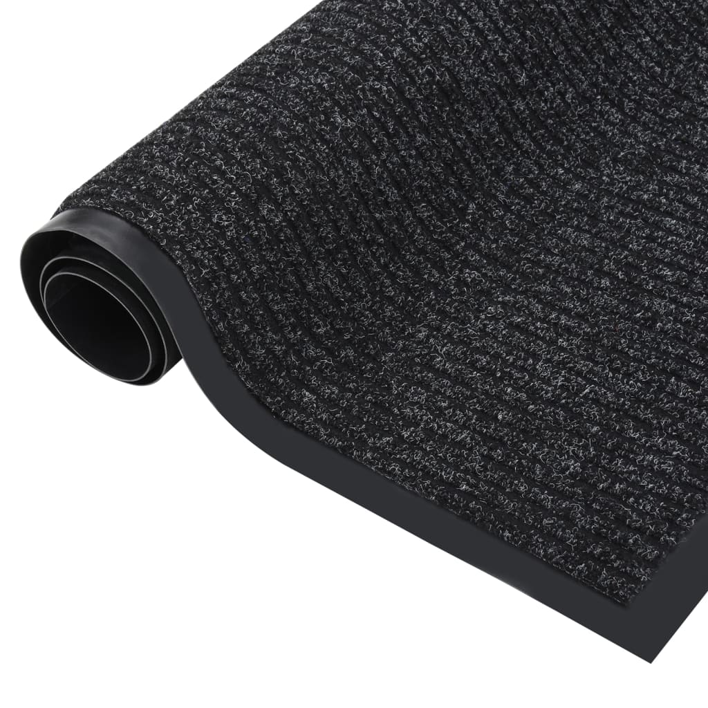 Berkfield Doormat  Striped Anthracite 40x60 cm