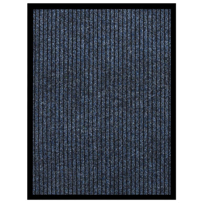 Berkfield Doormat Striped Blue 60x80 cm