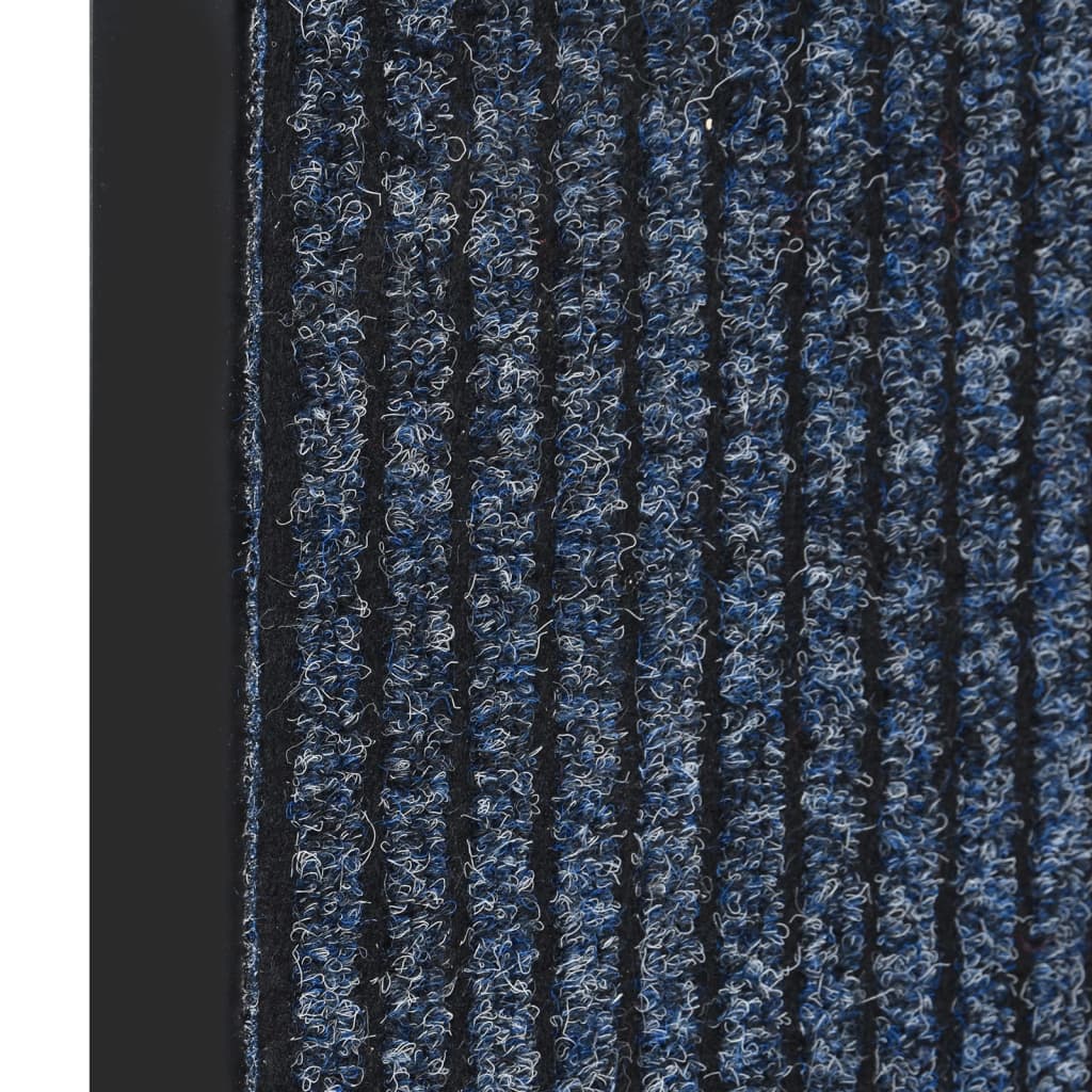 Berkfield Doormat Striped Blue 60x80 cm