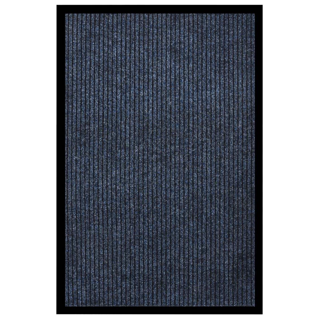 Berkfield Doormat Striped Blue 80x120 cm