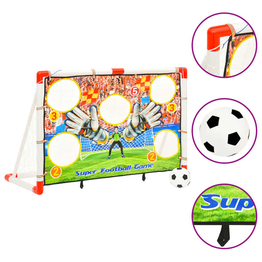 Berkfield Children Football Goal Set with Goal Wall 120x51x77.5 cm