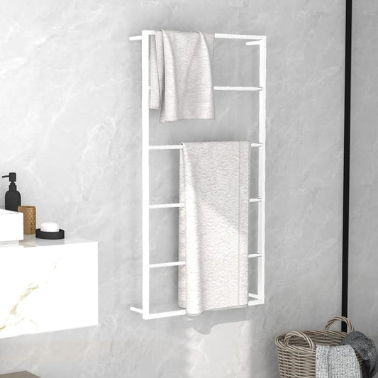 Berkfield Towel Rack White 60x10x116 cm Steel