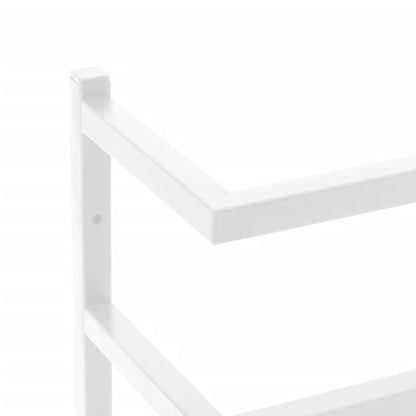 Berkfield Towel Rack White 24x12x48 cm Steel