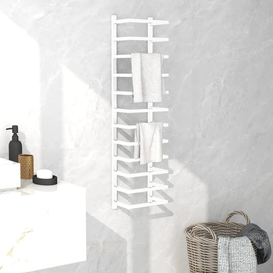 Berkfield Towel Rack White 24x12x96 cm Steel