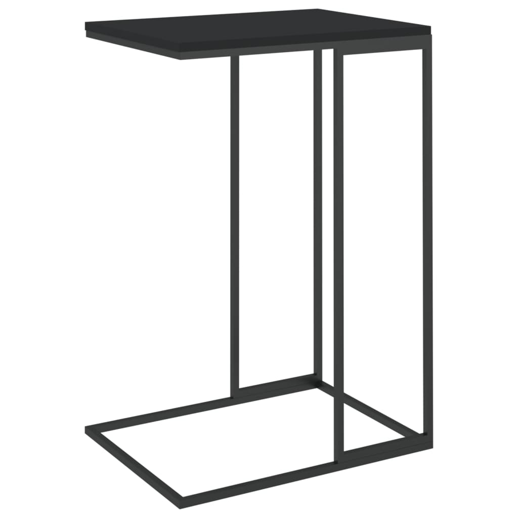 Berkfield Side Table Black 40x30x59 cm Engineered Wood