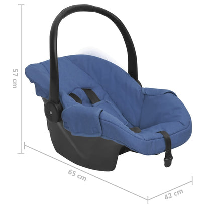 Berkfield Baby Car Seat Navy Blue 42x65x57 cm