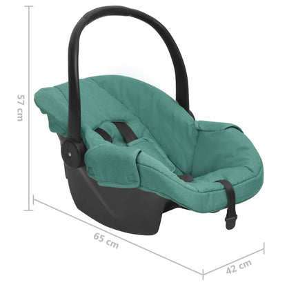 Berkfield Baby Car Seat Green 42x65x57 cm