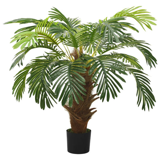 Berkfield Artificial Cycas Palm with Pot 90 cm Green