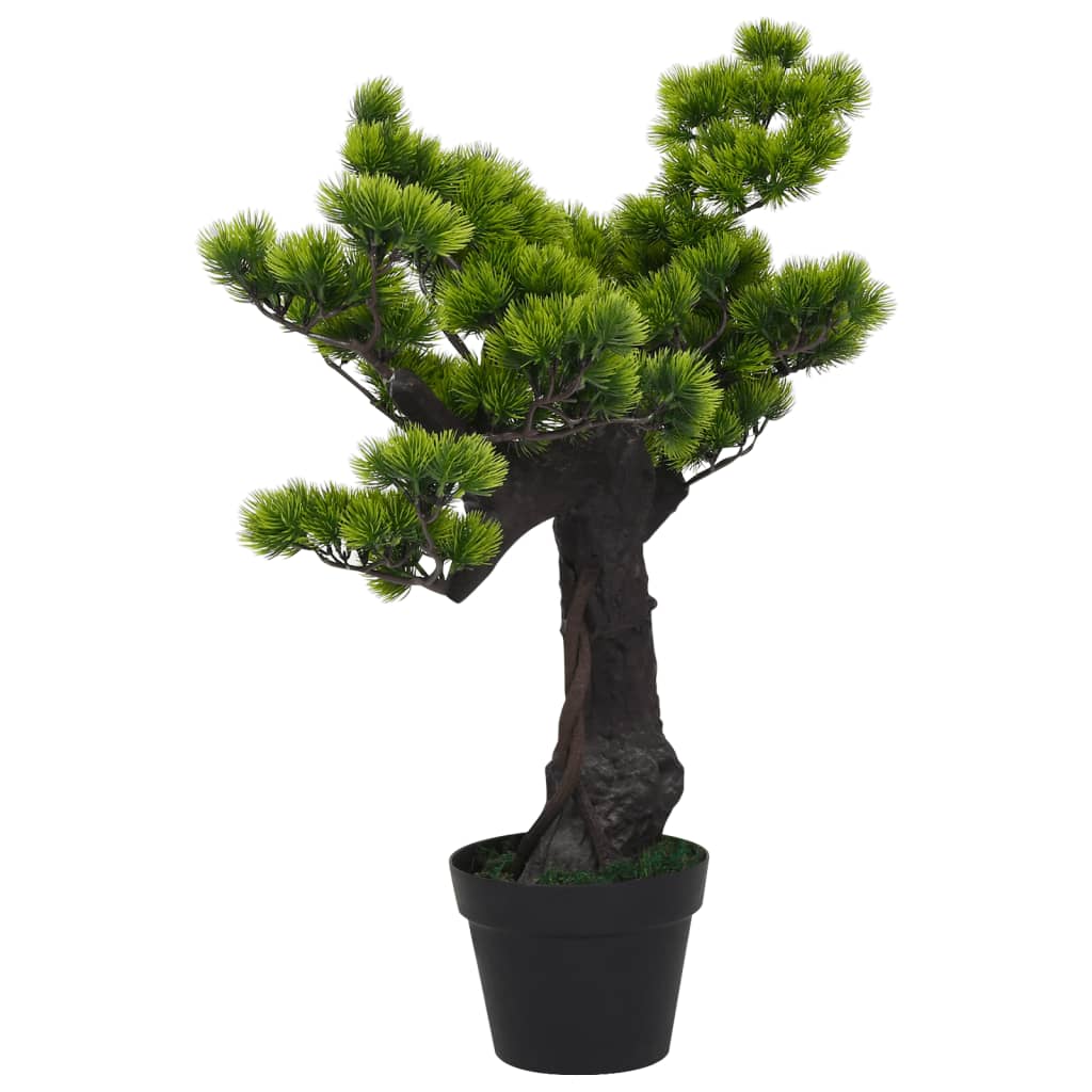 Berkfield Artificial Pinus Bonsai with Pot 70 cm Green