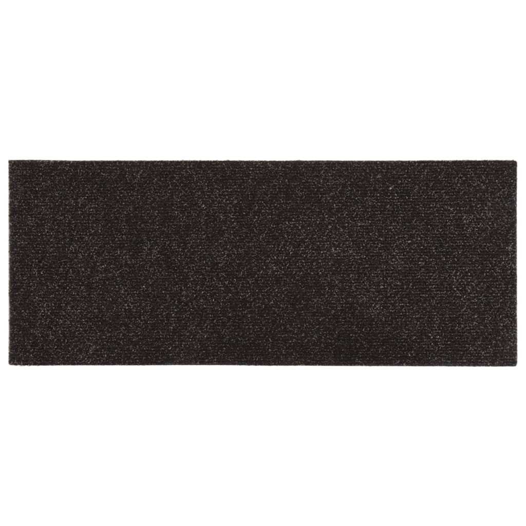 Berkfield Self-adhesive Stair Mats Rectangular 15 pcs 60x25 cm Brown