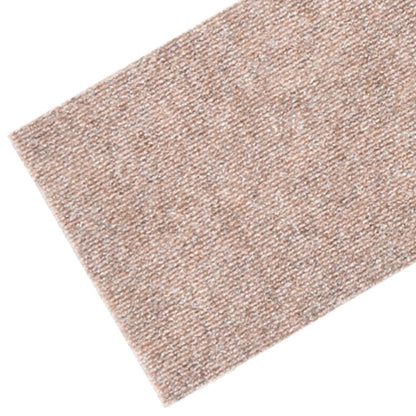 Berkfield Self-adhesive Stair Mats Rectangular 15 pcs 76x20 cm Light Brown