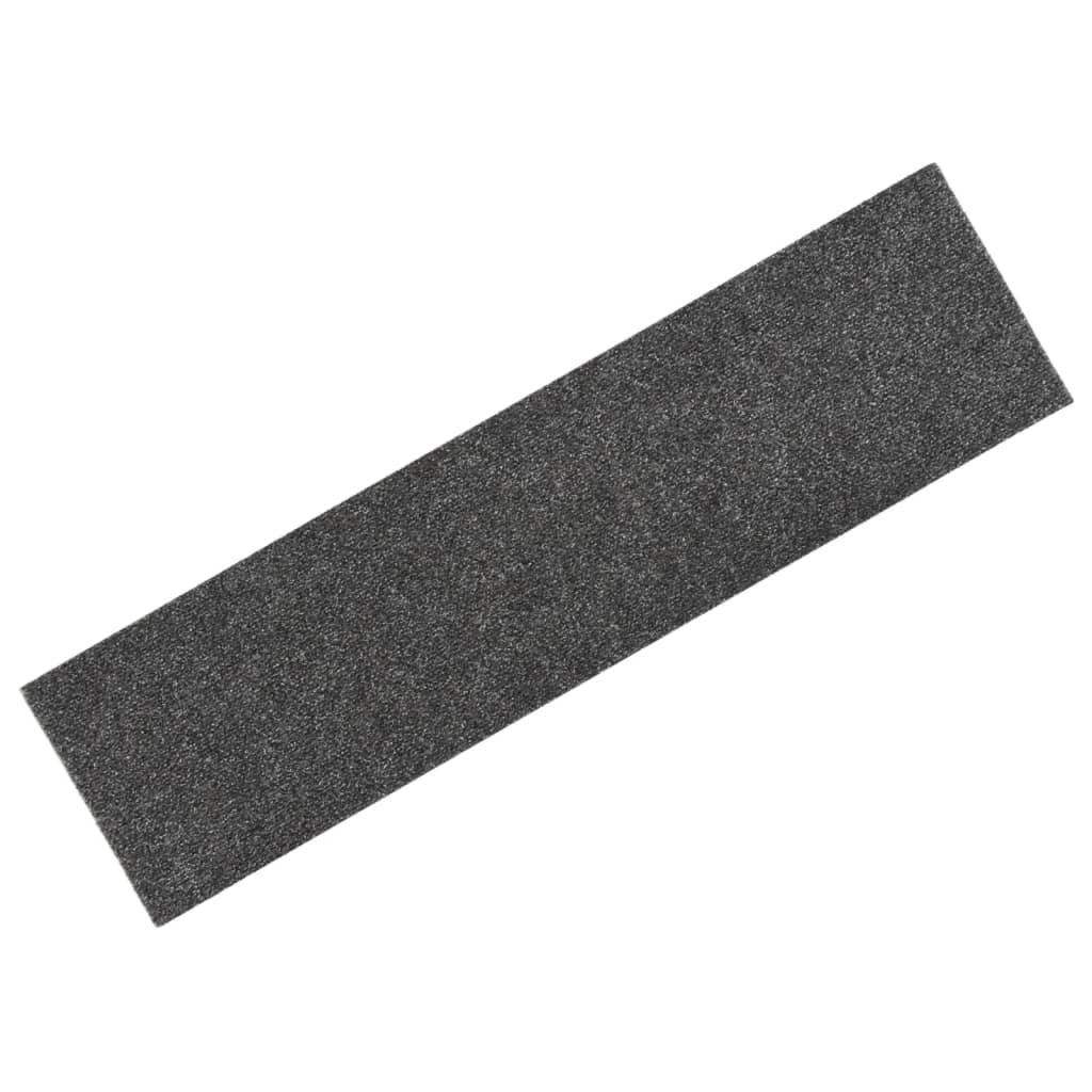 Berkfield Self-adhesive Stair Mats Rectangular 15 pcs 76x20 cm Grey Brown