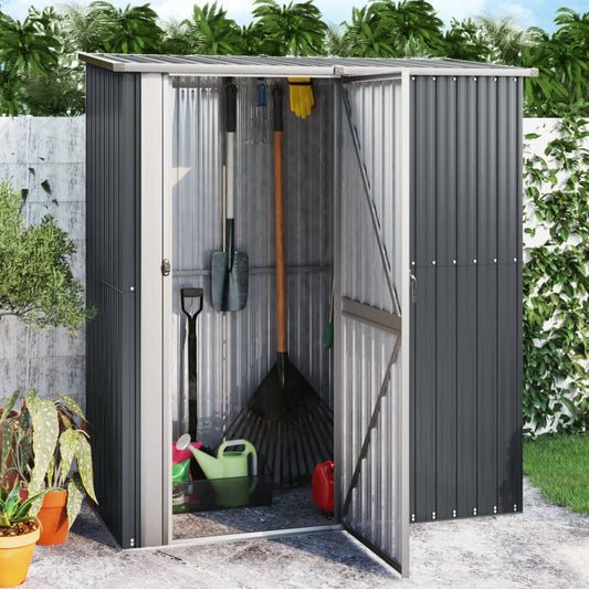 Berkfield Garden Shed Anthracite 180.5x97x209.5 cm Galvanised Steel
