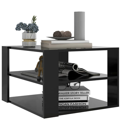 Berkfield Coffee Table Black 60x60x40 cm Engineered Wood