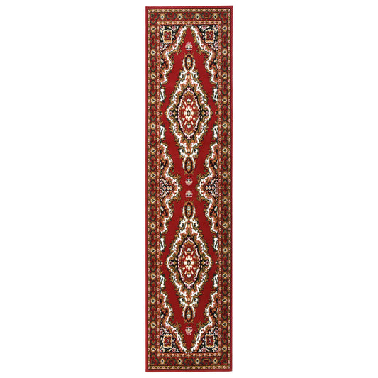 Berkfield Runner Rug BCF Oriental Red 60x350 cm