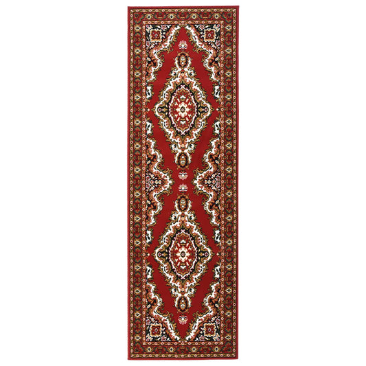 Berkfield Runner Rug BCF Oriental Red 100x350 cm
